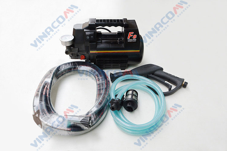 Máy rửa xe jeeplus f8 và phu kiện