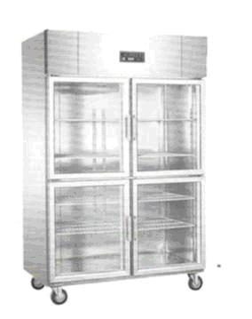 Tủ bảo ôn 4 cánh kính 2 chế độ đông và mát