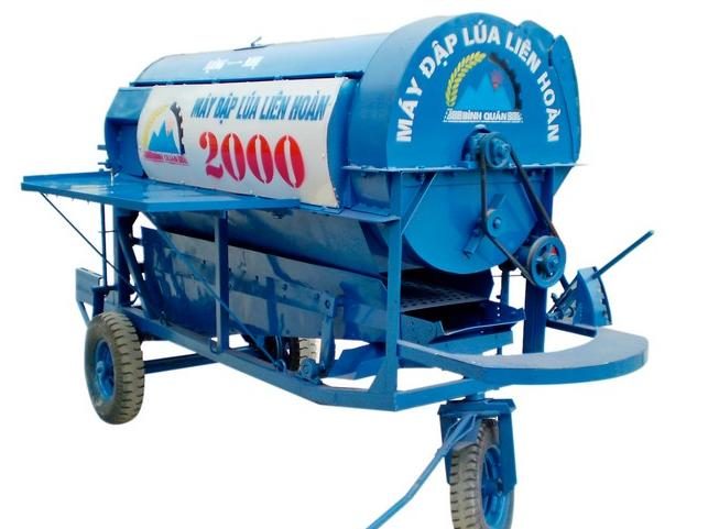 Máy Đập Lúa 2000 Dắt Tay