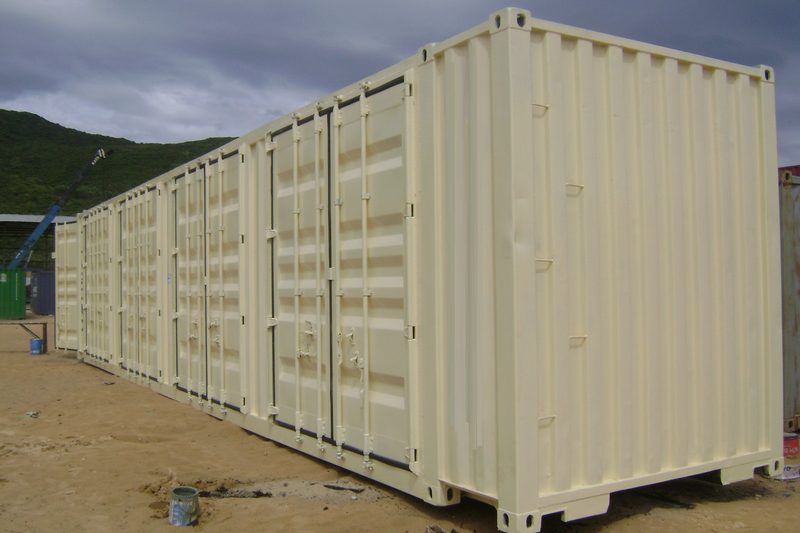 Container mở cửa hai sườn