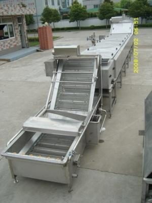 Máy chần làm nguội tự động