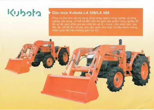 Gàu múc kubota LA508