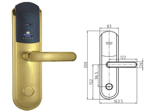 Khóa khách sạn Hune 988BP-D