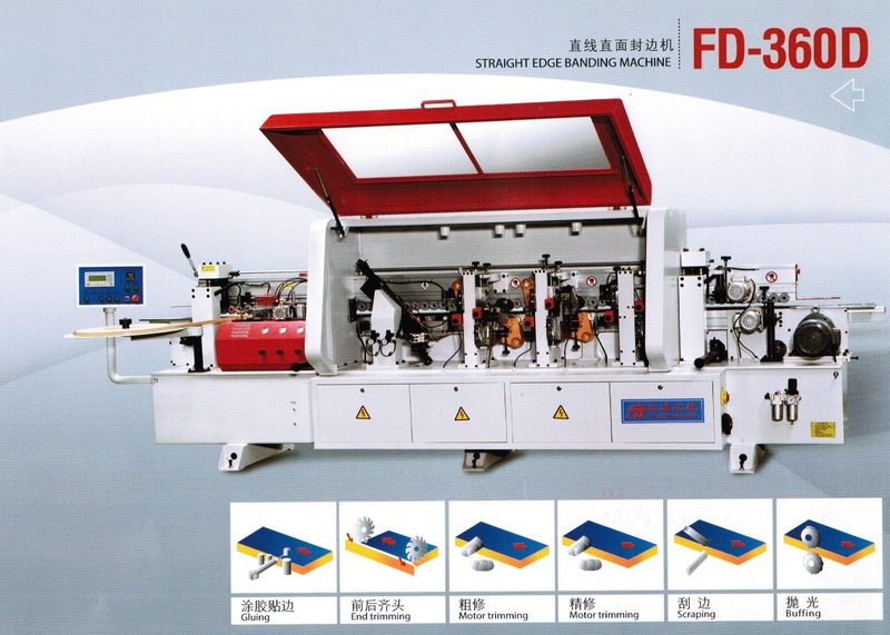 Máy dán cạnh thẳng tự động FD-360D