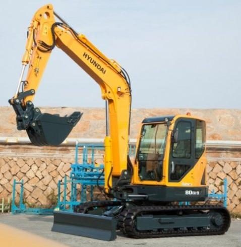 Xe cuốc - Xe đào HYUNDAI 80CR-9