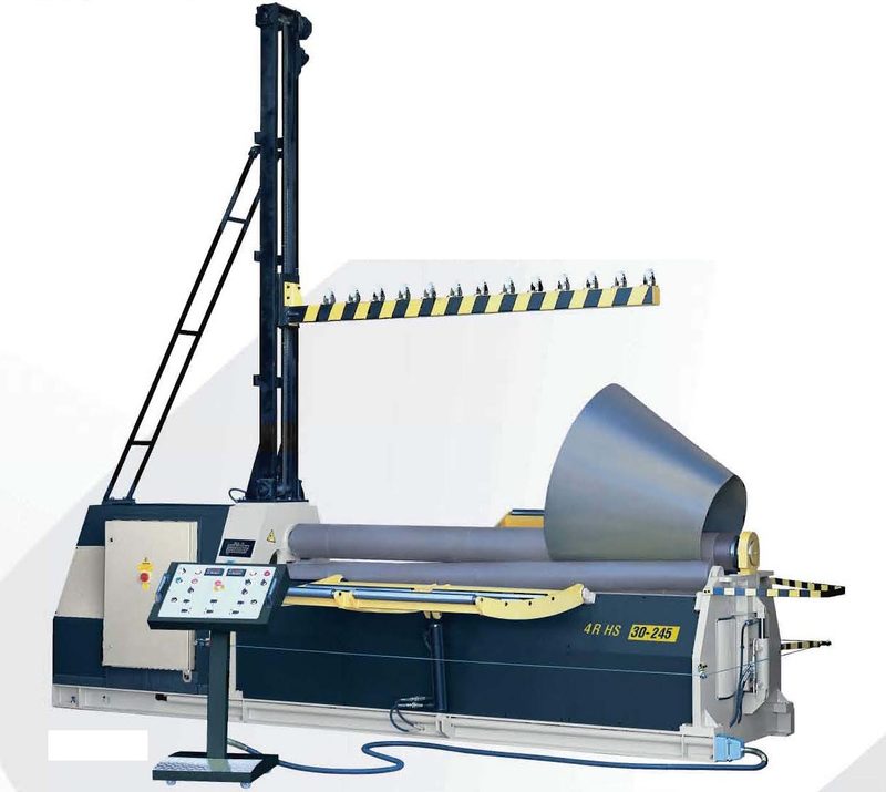 Máy lốc tôn thủy lực 4 trục 4R HS 10-150