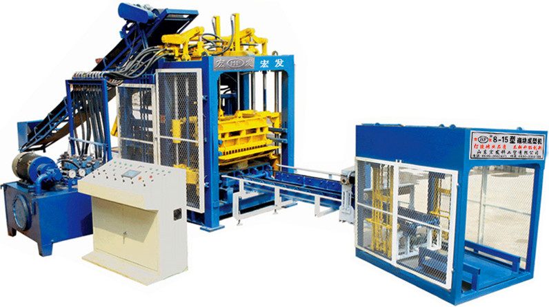 Máy sản xuất gạch bê tông QT8-15B