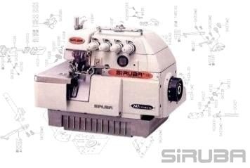 Máy vắt sổ 4 chỉ Siruba 747