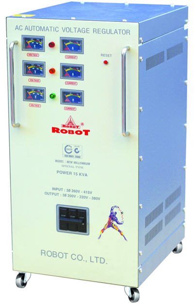 Ổn áp ROBOT 1 pha 15KVA 90V-240V