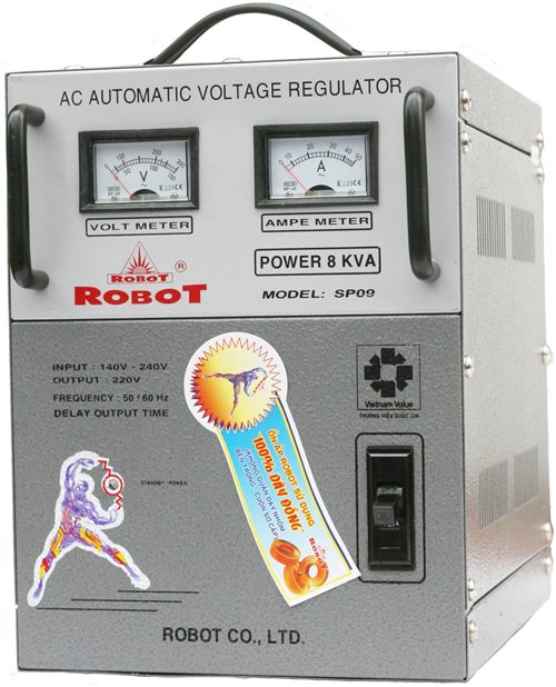 Ổn áp Robot 1 pha 8KVA 60V - 240V