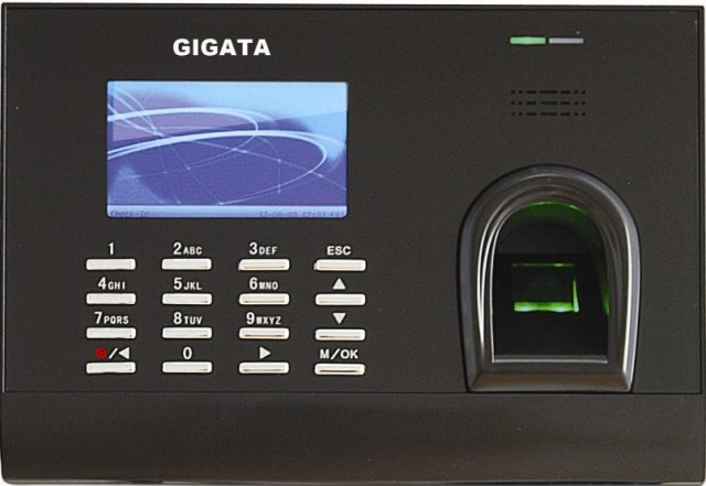 Máy chấm công vân tay và thẻ GIGATA 839