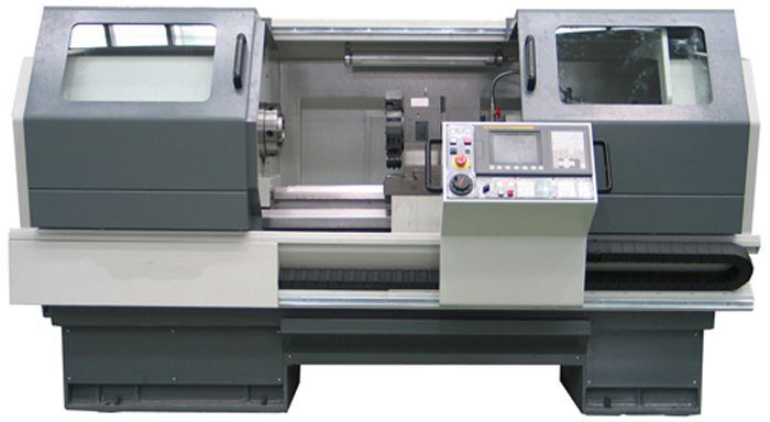 Máy tiện CNC băng phẳng CKE6136i