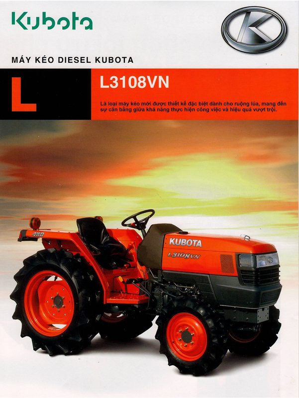 Máy cày Kubota L3108