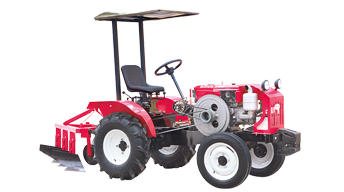 Máy kéo BS24-T  lắp cày 3 lưỡi