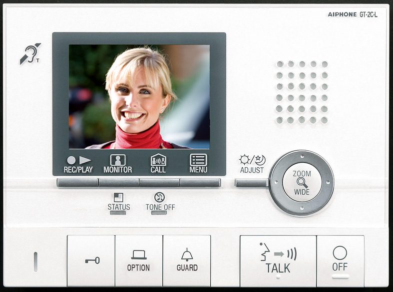 Chuông cửa màn hình IP GT-2C-BL: Màn hình chủ đen