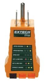 PHÍCH KIỂM TRA HỆ THỐNG DÂY ĐIỆN EXTECH ET15