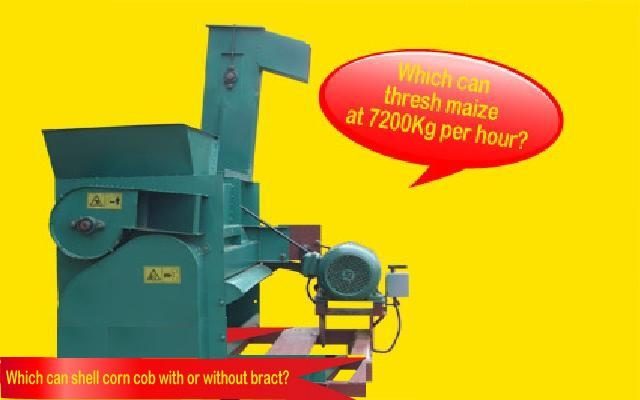 Máy bóc bẹ tẽ hạt ngô liên hoàn