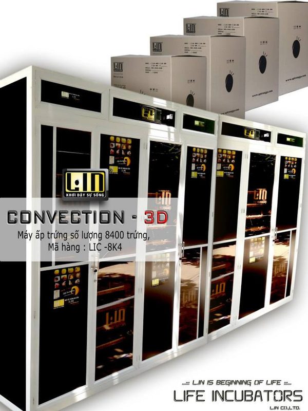 Máy ấp trứng 6400 trứng CONVECTION LIC-6400