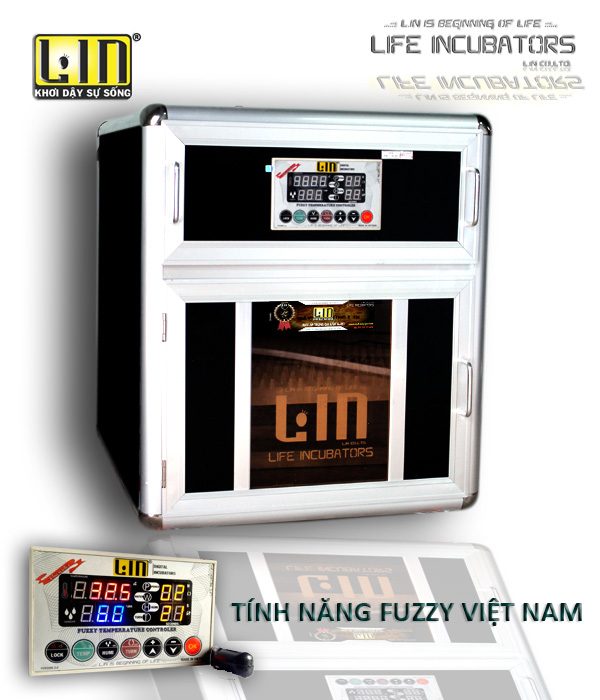 Máy ấp trứng Fuzzy VN 100 trứng LIN-100F
