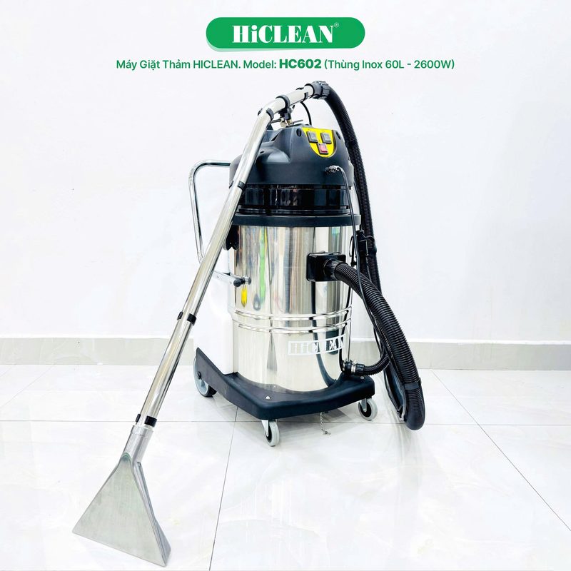 Máy giặt thảm phun hút HiClean HC 602