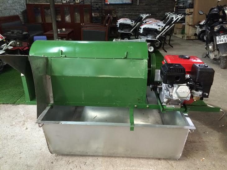 máy tuất lúa mini