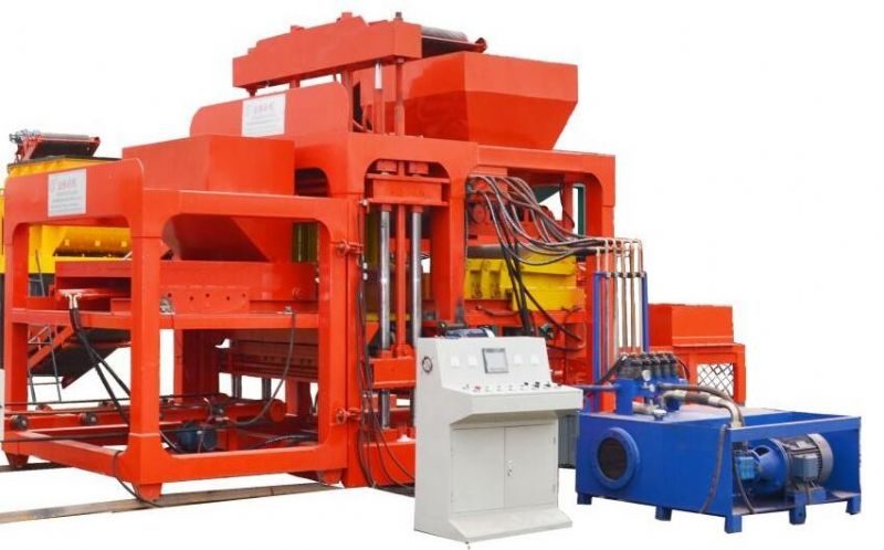 Máy ép gạch thủy lực tự động QT12-15