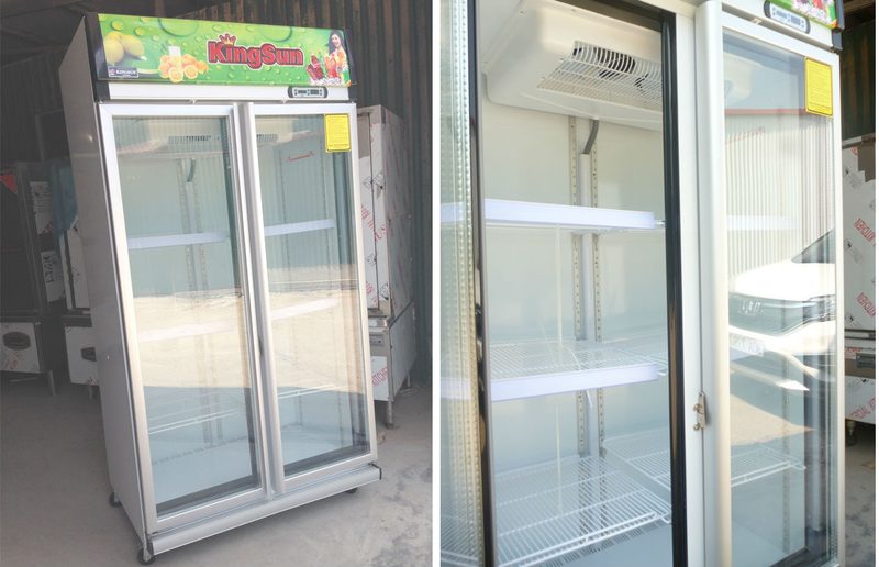 Tủ mát 2 cánh kính Okasu OKS-1050