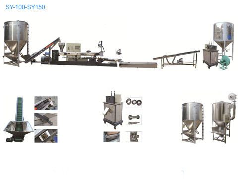 Máy tạo hạt nhựa SY100-150