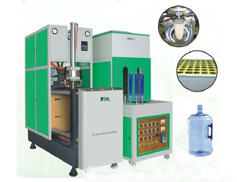 Máy thổi chai Pet bán tự động 20L