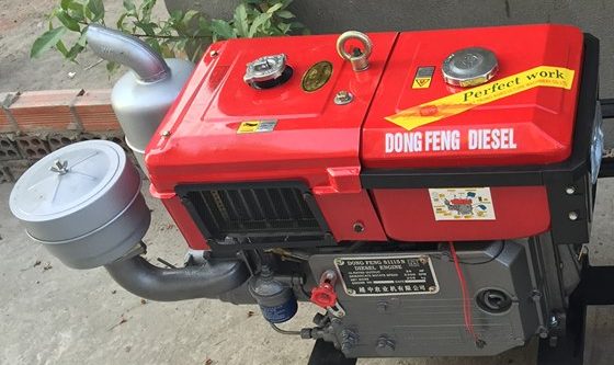 Động cơ Diesel D24 làm mát bằng gió két nước