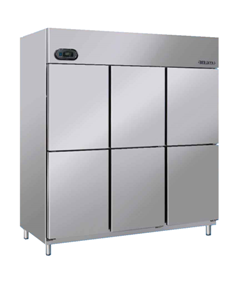 Tủ mát 6 cánh inox Berjaya BS 6DUC/Z