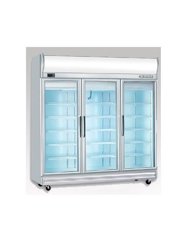 Tủ mát 3 cánh kiếng Display chiller juscool BERJAYA 3D/DC-S-E