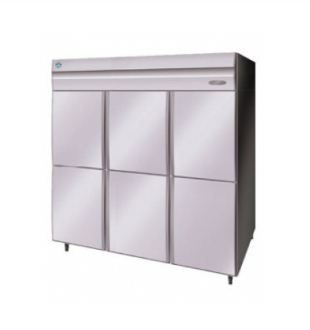 TỦ MÁT 6 CÁNH INOX HRE-187MA