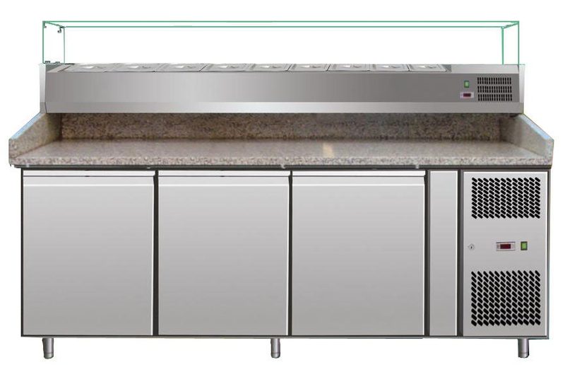 Bàn mát pizza 3 cánh 2M Firscool PZ2000