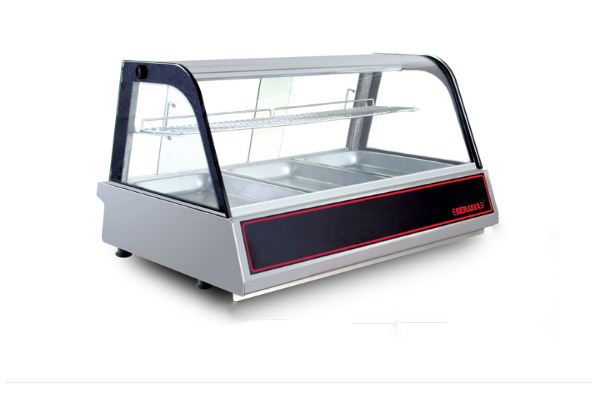 Tủ mát kính cong mini đặt bàn Berjaya DC211