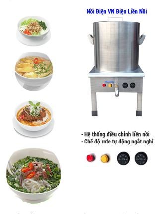 Nồi nấu phở điện liền nồi DL-30L