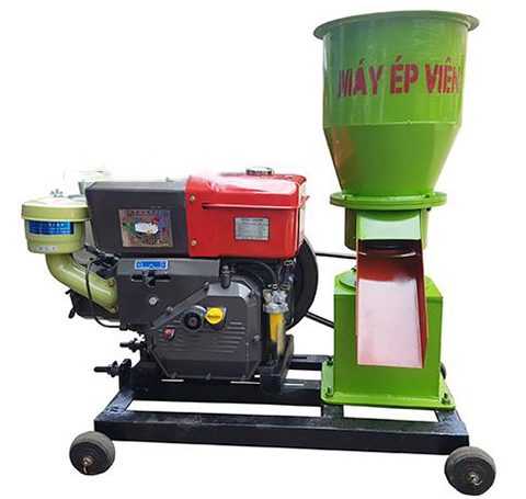 Máy nghiền và ép cám viên đầu nổ DN200