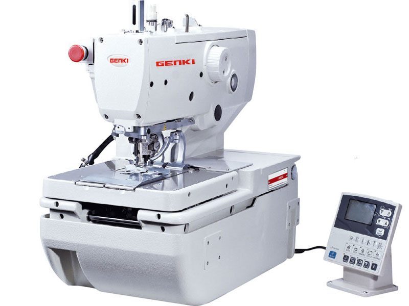 Máy thùa khuy tròn điện tử, cắt đơn GK-9820