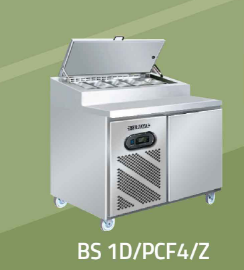TỦ PIZZA COUNTER 1M2 BERJAYA  BS 1D/PCF4/Z