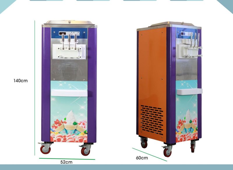 Máy làm kem tươi Jingling BQ 2018 (2 Block Lạnh)