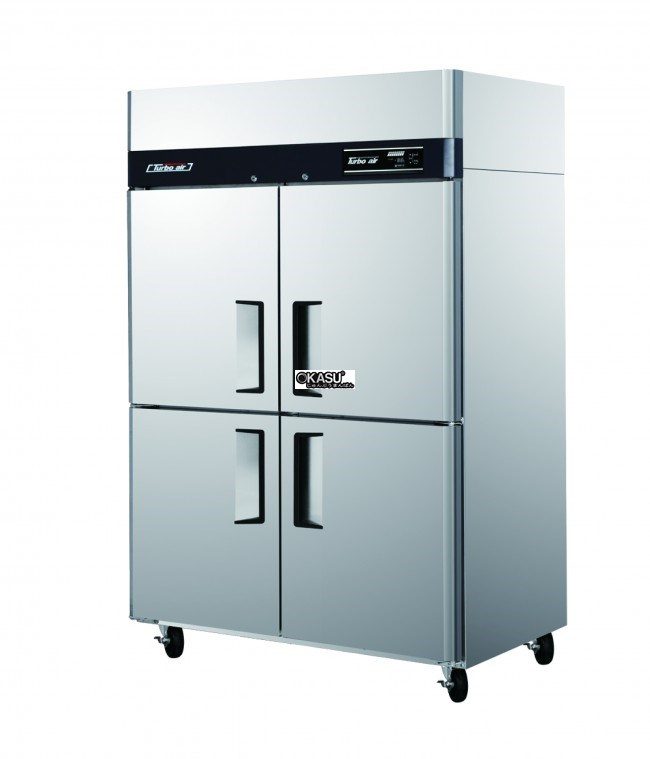 TỦ 4 CÁNH INOX 2 MÁT 2 ĐÔNG OKASU KRF45-4H
