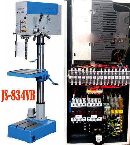 Máy khoan đứng 3HP 40mm ta rô M24 JS-840VB