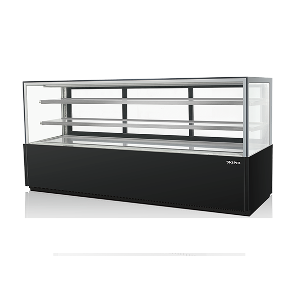 TỦ TRƯNG BÀY KÍNH VUÔNG 3 TẦNG DÀI 2,4 M SKIPIO SB2400-3RD