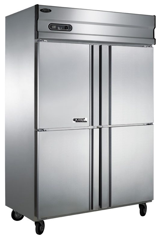 Tủ đông 4 cánh Inox OKASU OKS-D1.0LA4A