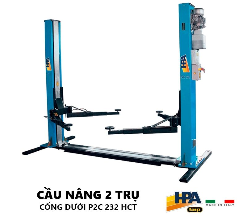 Cầu Nâng 2 Trụ Giằng Dưới P2C 232 HCT