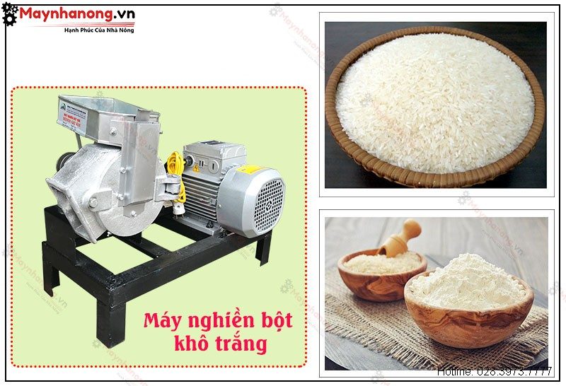 Máy Nghiền Bột Mịn Khô Trắng TK02