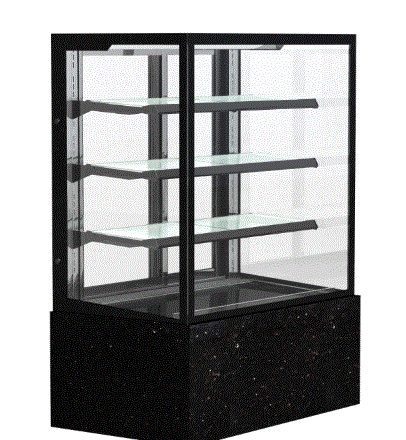 Tủ trưng bày bánh góc bốn lớp QT740V-M