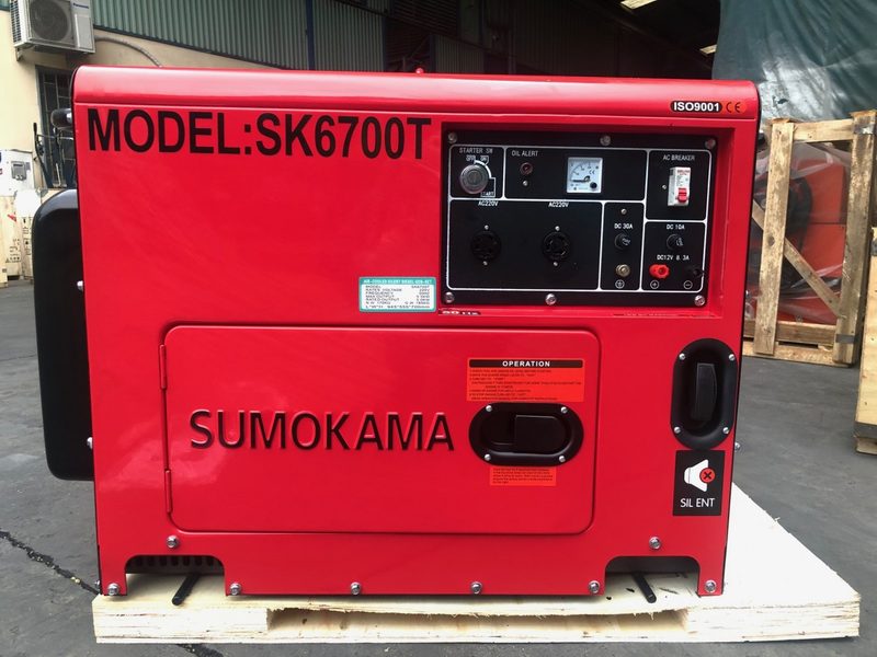 Máy phát điện chạy dầu  SK6700T