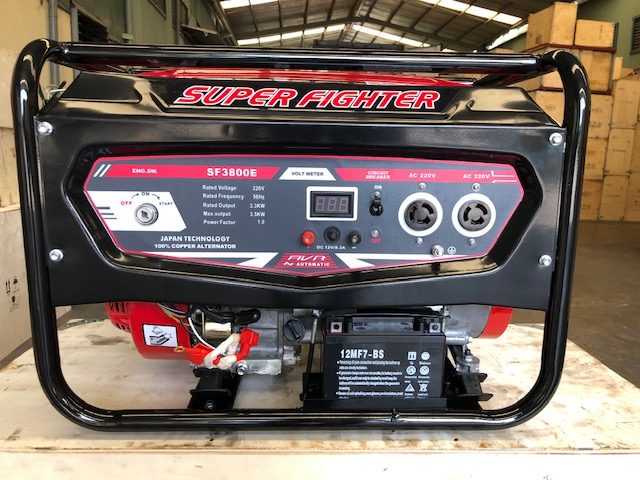 Máy Phát Điện Xăng 3.5Kw Super Fighter SF3800E