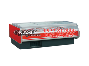 Tủ mát trưng bày siêu thị OKASU-09E6-A-2.5M